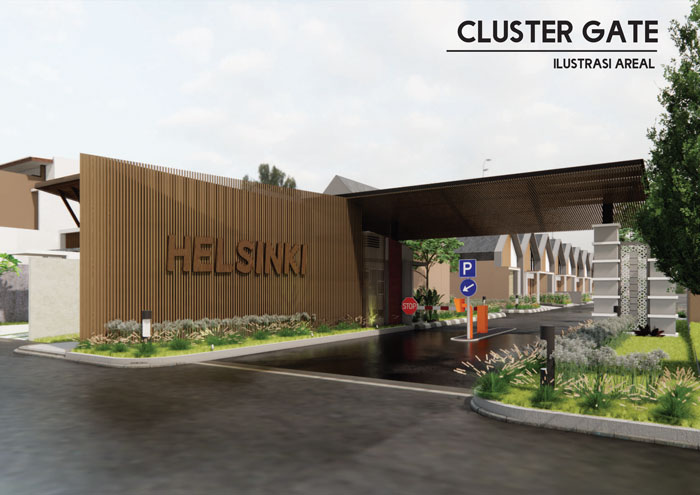 fasilitas cluster gate daru metropolis