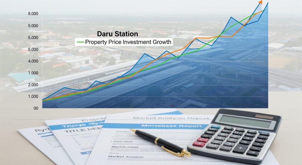 Ilustrasi perhitungan investasi properti di Daru Metropolis